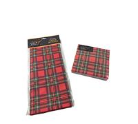 Superior Tartan Table Runner and Paper Napkins - Royal Stewart