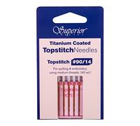 Superior Threads # 90/14 Superior Topstitch Needles, Metal, # 132-90/14-pink
