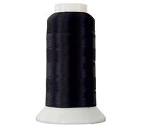 Superior Threads Bottom Line 2-Ply 60-Weight Polyester Embroidery Quilting Sewing Thread - 3,000 Yard Cone (#625 Black)