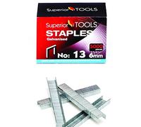 Superior Tools by Seco Galvanised Staples 13/6 (Box of 5000)
