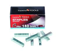 Superior Tools by Seco Galvanised Staples 140/6 (Box of 5000)