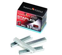 Superior Tools by Seco Galvanised Staples 53/10 (Box of 5000)