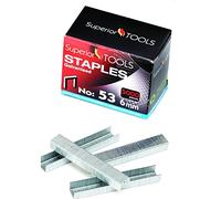 Superior Tools by Seco Galvanised Staples 53/6 (Box of 5000)