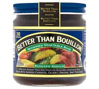 Superior Touch Better Than Bouillon reduced sodium vegetable base, 8-oz. glass.