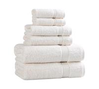 Superior Towel, Cotton, Ivory, 6PC Set