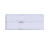 Superior Turkish Cotton Ultra-Plush 2-Piece Bath Sheet Set, Oversized Towels for Adults and Kids, Hotel Collection, Fluffy Soft, Quick Drying, Home Essentials, Guest Bathroom, Apartment, White