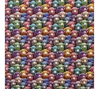 Superiorr Polycotton Digitally Printed Adorable Animal Print Fabric 114cm Wide - 3D Sheep Multi - Per Metre