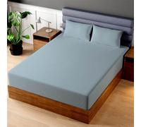 Superity Luxurious Hotel Quality Queen Fitted Sheet 100% Cotton Ultra Soft, Skin-Friendly & Hypoallergenic Deep Pocket Fits 16 Mattress Easy Care & Snug Fit (Queen Size - 60 X 80)