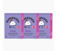 SUPERKEEN - Cocoa Crisp | High Fibre Healthy Cereal | Gluten Free, No Nuts, Vegan, No additives, Organic | Anti-Inflammatory Superfood for Gut Health | Tiger Nut Chocolate Breakfast | 3x240g