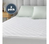 (SuperKing) Silentnight Anti Allergy Mattress Protectors Double, 2 Pack, Hypoallergenic Easy Fit Cover