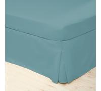 (Superking, Teal) Belledorm Easycare Percale Platform Valance