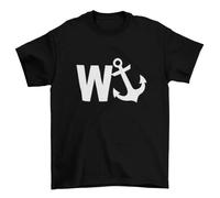 superlemon W'Anker Funny Anchor Rude Comedy Retro Gift Mens Cotton Short Sleeve T-Shirt Sizes S M L XL 2XL XXL 3XL XXXL (s, Black)