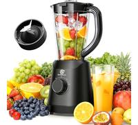 SUPERLEX Blender, 1.5L Jug Smoothie Maker 500W, 2 Speeds with Pulse