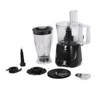 SUPERLEX Food Processor 6 in 1 Multifunctional 800W Large Capacity 2L Bowl 1.5L Jug Compact Blender with Chopping Slicing Kneading Mixing and Juicing Attachments Dishwasher Safe for Home Kitchen