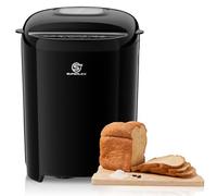 SUPERLEX Gluten Free Bread Maker, 11 Programmes Sourdough Whole Grain Rye Bread Machine, 1.5lb 2lb Loaf, 13H Delay Timer, 1H Keep Warm, Non-Stick Pan, Fast Bake, LCD Display, Compact for UK Kitchen
