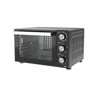 SUPERLEX Mini Oven 20L Table Top Toaster Oven Electric Grill with Adjustable Temperature 4 Heating Modes 60 Min Timer Baking Tray Grill Rack Crumb Tray for Baking Grilling Roasting Reheating 1200W