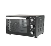 SUPERLEX Mini Oven 20L Table Top Toaster Oven Electric Grill with Adjustable Temperature 4 Heating Modes 60 Min Timer Baking Tray Grill Rack Crumb Tray 1200W for Baking Grilling Roasting Reheating