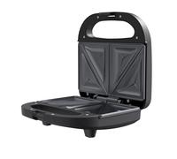 SUPERLEX Sandwich Toaster Toastie Maker 1000W Portable Toastie Machine 2 Slice Deep Fill Non Stick Plates Cool Touch Handle Auto Temperature Control for Grilled Cheese Panini Waffles Breakfast