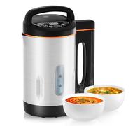 SUPERLEX Soup Maker Blender 1.6L Stainless Steel Jug 1000W Smart Touch Display 4 Automatic Programs Keep Warm Easy Clean Quick Cooking for Healthy Soups Juices Smoothies