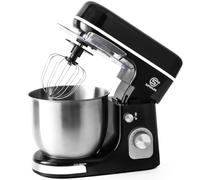 SUPERLEX Stand Mixer 5L Food Mixer 8 Speeds and Pulse 1300W Electric Kitchen Mixers with Stainless Steel Bowl for Baking Bread Cakes Whisk Dough Hook and Beater Attachments