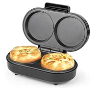 SUPERLEX XL Dual Omelette Maker - Non-Stick Double Plates, 850W Egg Cooker for 2 Omelettes, Fast Preheat, No Flipping, Cool-Touch Handle, Easy Clean