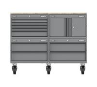 Sealey Superline PRO® Modular Storage System Combo - Rubber Wood Worktop - APMSCCOMBO5