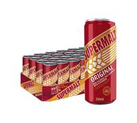 SUPERMALT | Original Malt Drink | Alcohol Free| Premium Malt Drink with B Vitamins | Pack of 24 x 330ml Cans