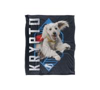 LOGOVISION Superman 2025 Krypto Diamond Silky Touch Super Soft Throw Blanket, 152 x 127 cm