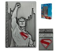 FaNaTtik Superman 2025 Last Son of Krypton Ingot | Limited Edition 5,000 Numbered Collectible | Officially Licensed 89x59mm
