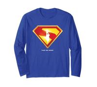 Superman (2025 Movie) Take Me Home Shield Amazon Exclusive Long Sleeve T-Shirt