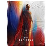 Superman 2025 Poster Silky Touch Super Soft Throw Blanket 152 X 127 cm, White