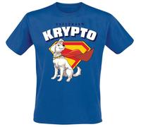 Superman 2025 - Superman Krypto Cape Flowing T-Shirt blue XXL