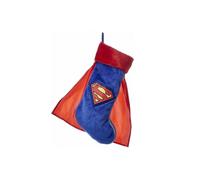 Kurt S. Adler Superman Plush Christmas Stocking with Cape 19 Inch Holiday Decoration SU7161