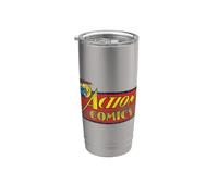 Superman Action Comics Logo Stainless Steel Insulated Tumbler