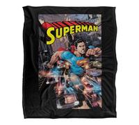 Superman Action One Silky Supersoft Blanket