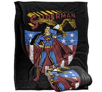 SUPERMAN All American Officially Licensed Silky Touch Super Soft Throw Blanket 152 x 127 cm