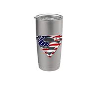 Superman All-American Shield Stainless Steel Insulated Tumbler