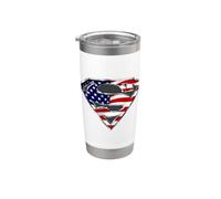 Superman All-American Shield Stainless Steel Insulated Tumbler