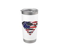Superman All American Shield Stainless Steel Insulated Tumbler