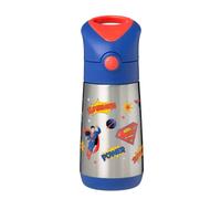 Superman b.box Insulated Drink and Water Bottle | Insulated Double Wall Stainless Steel | Keeps Drinks Cold up to 8hrs, Warm up to 6hrs | 350ml/12oz