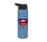 Superman Bizarro Shield Stainless Steel Insulated Water Bottle