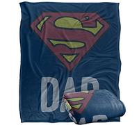 SUPERMAN Blanket, 152 x 127 cm Shield Dad Silky Touch Super Soft Throw Blanket