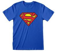 DC Comics Superman Logo Short Sleeve T-Shirt Blue Unisex