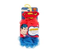 Superman Body Exfoliator Duo | Official DC Comics Licensed Bath Sponges | Gentle Cleansing & Exfoliation | Collectible Beauty Gift for Teens, Adults & Superman Fans