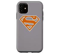 Superman Burnt Orange & White Shield Case for iPhone 11