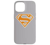 Superman Burnt Orange & White Shield Case for iPhone 15