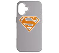 Superman Burnt Orange & White Shield Case for iPhone 16