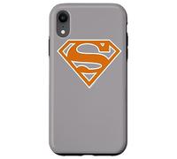 Superman Burnt Orange & White Shield Case for iPhone XR