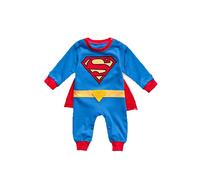 (Superman C, 6-12 Months) Infant Baby Boy Girl Superhero Romper Jumpsuit Superman Fancy Costume Party