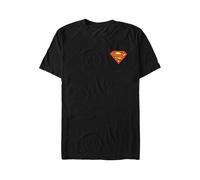 Superman - Chest - T-Shirt - black - M - 100% Cotton,Jersey M